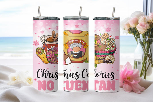 Christmas Calories No Cuentan-8427 - tumbler