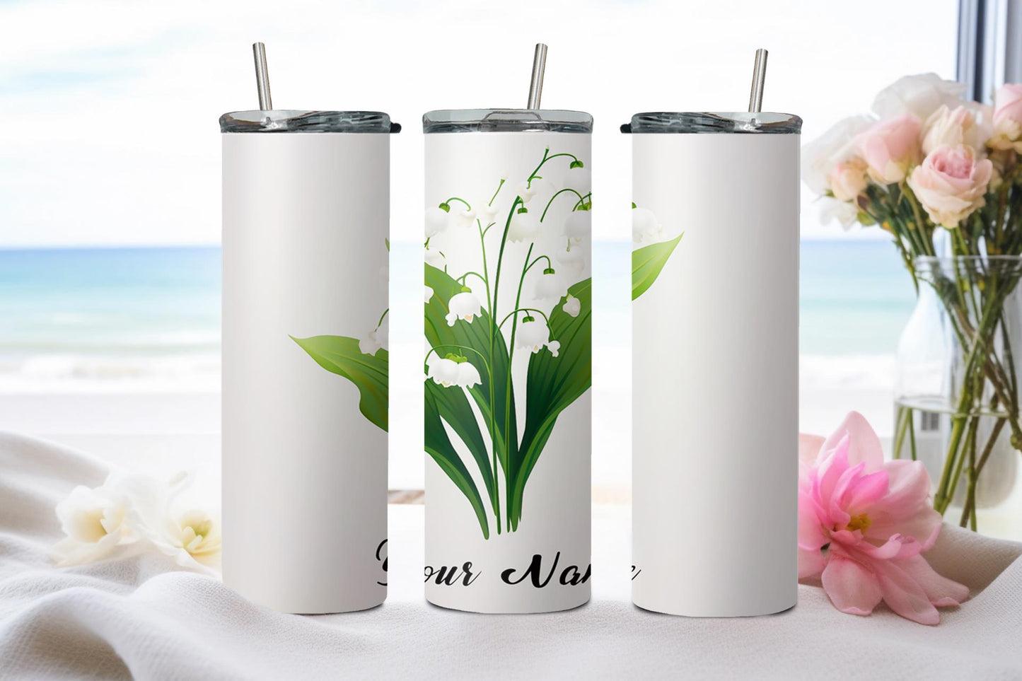 Personalized Birthday May Lily - tumbler