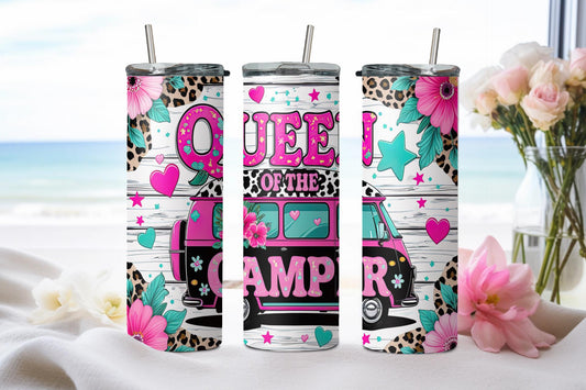 Queen of the Camper-8482 - tumbler