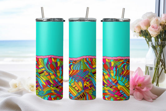 Abstract Bright Sky-10552 - tumbler