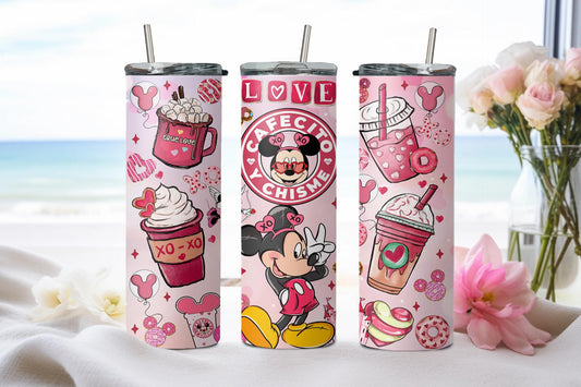 Love Cafecito y Chisme Mousy Boy-8803 - tumbler