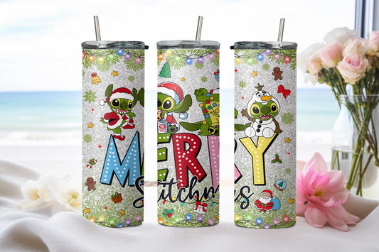 Alien Christmas-8888 - tumbler