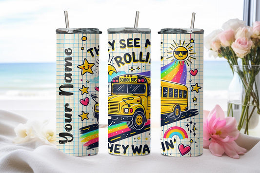 Personalized School Bus Driver-8111 - tumbler