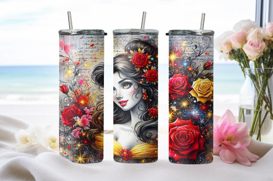 Princess Belle-9315 - tumbler