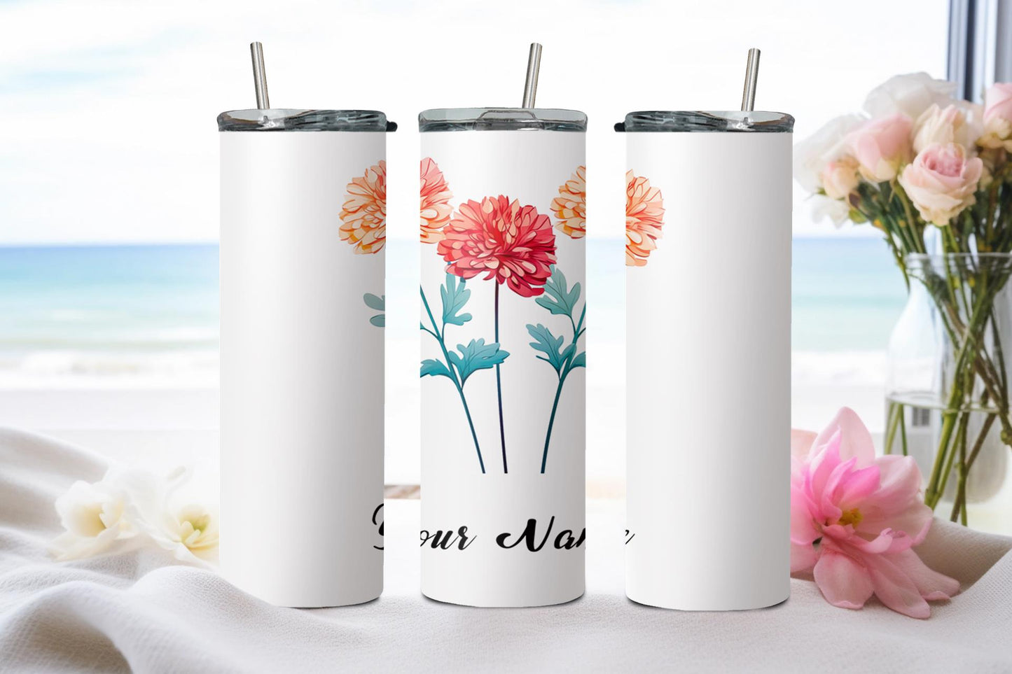 Personalized Birthday November Chrys - tumbler