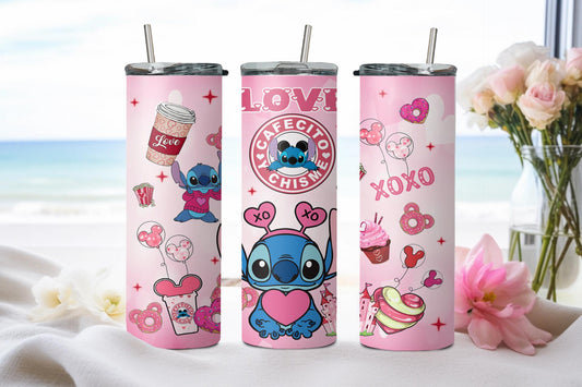 Cafecito y Chisme Love Alien-8800 - tumbler