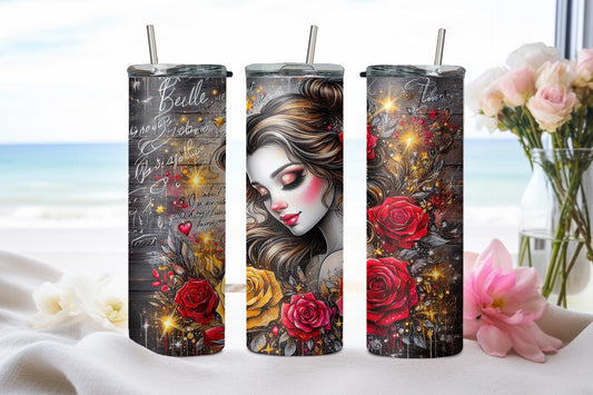 Princess Belle-9317 - tumbler