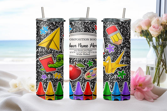 Personalized Back to School-8093 - tumbler