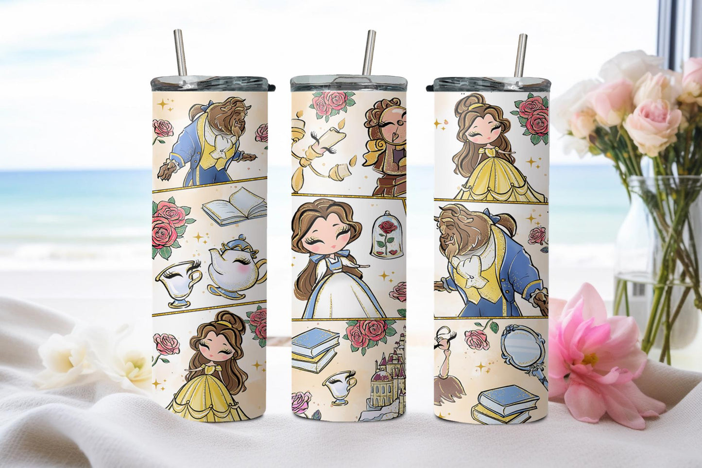 Princess Belle-9305 - tumbler