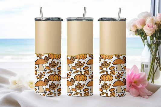 Fall Pumpkin Tan-10571 - tumbler