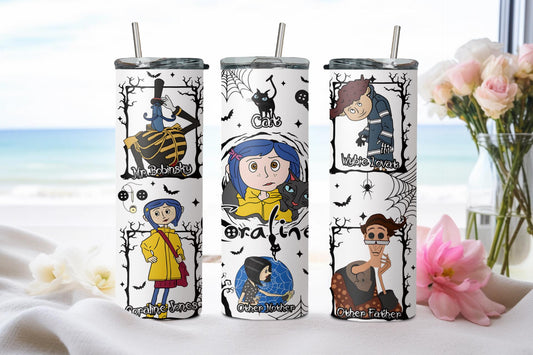 Coral Button-9090 - tumbler