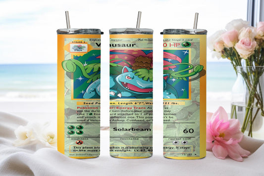Pokemon Venosaur Card-8050 - tumbler