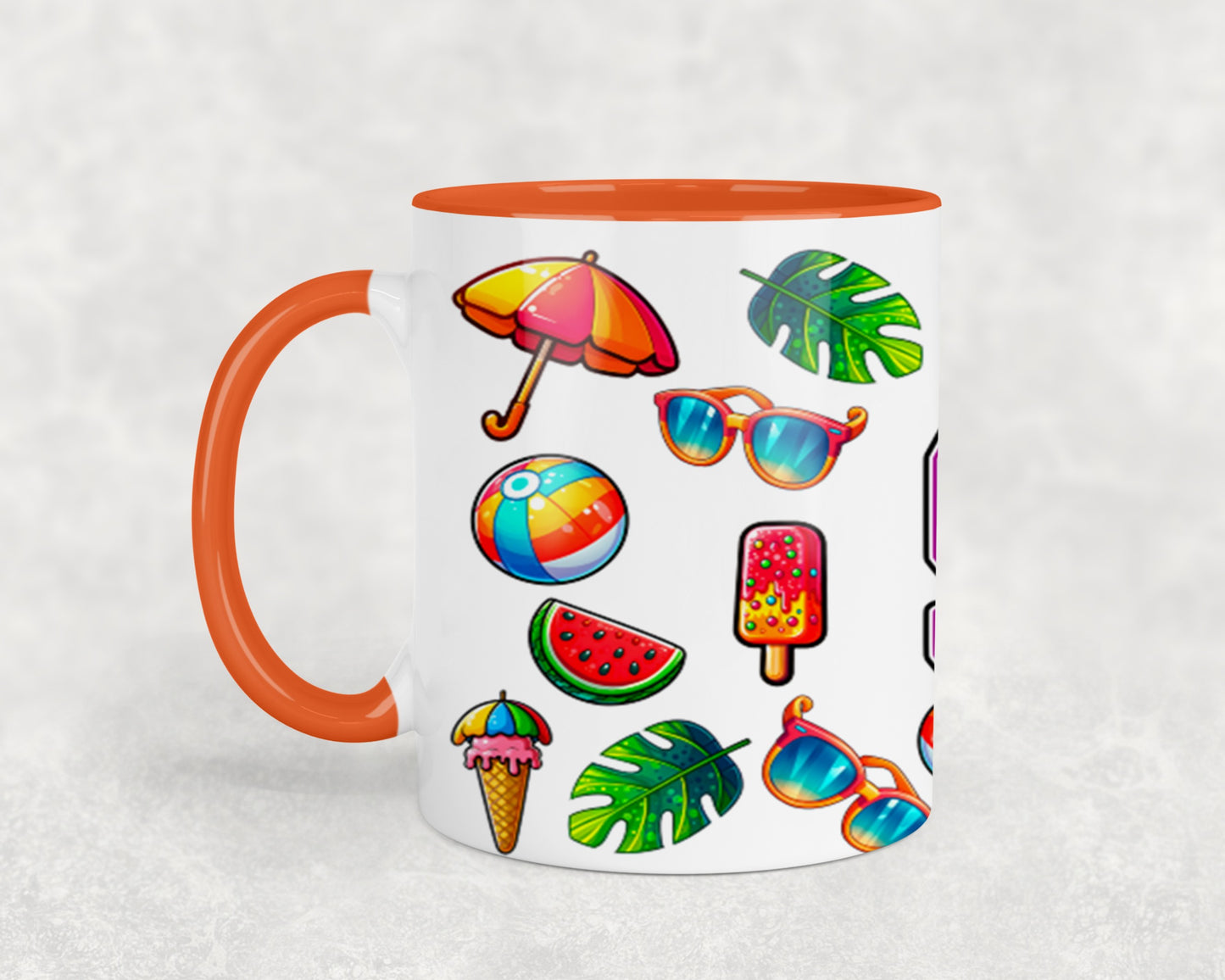 Summer Rainbow Flowers-10671 - mugs