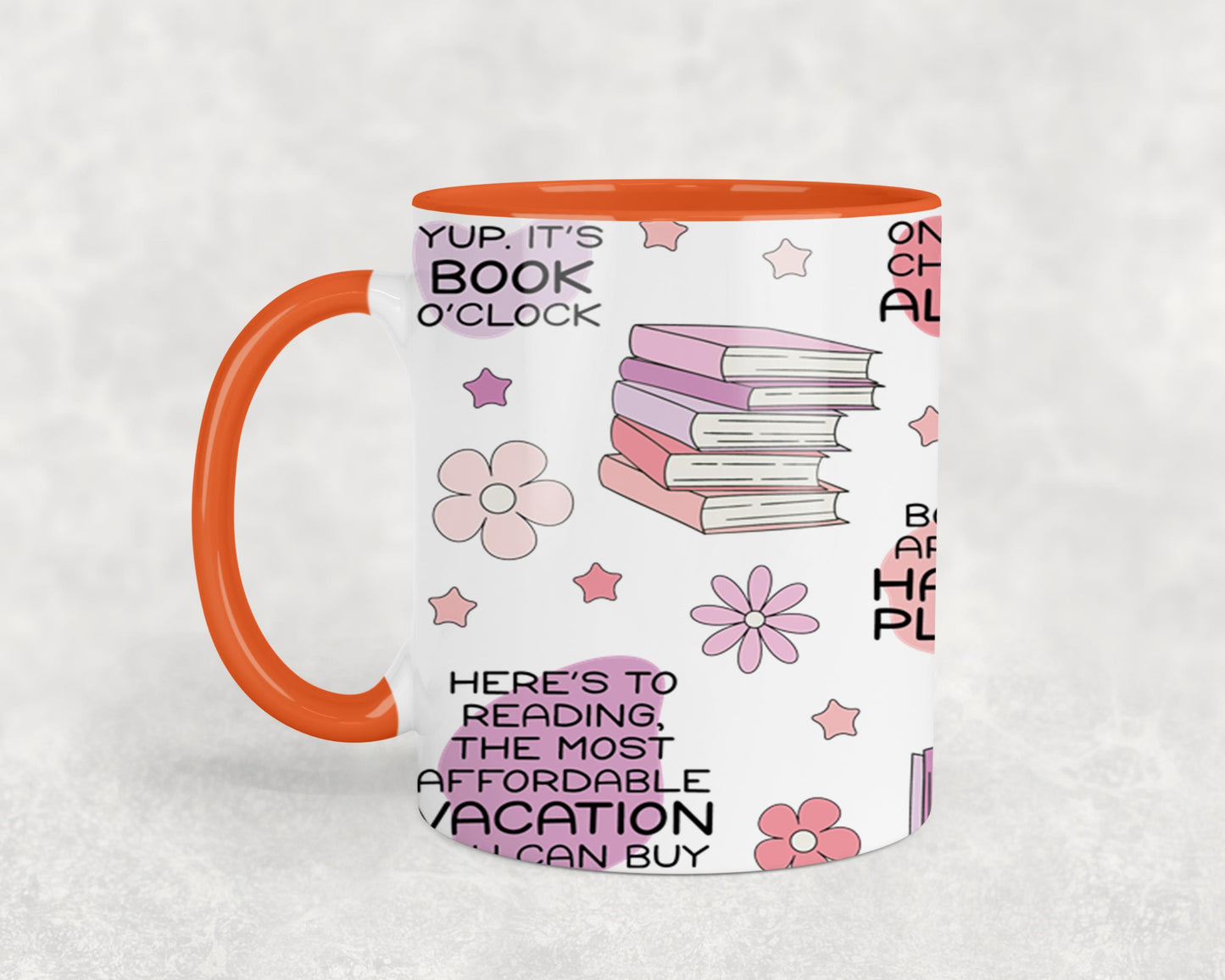 Floral Book Affirmation FULL-9975 - mugs