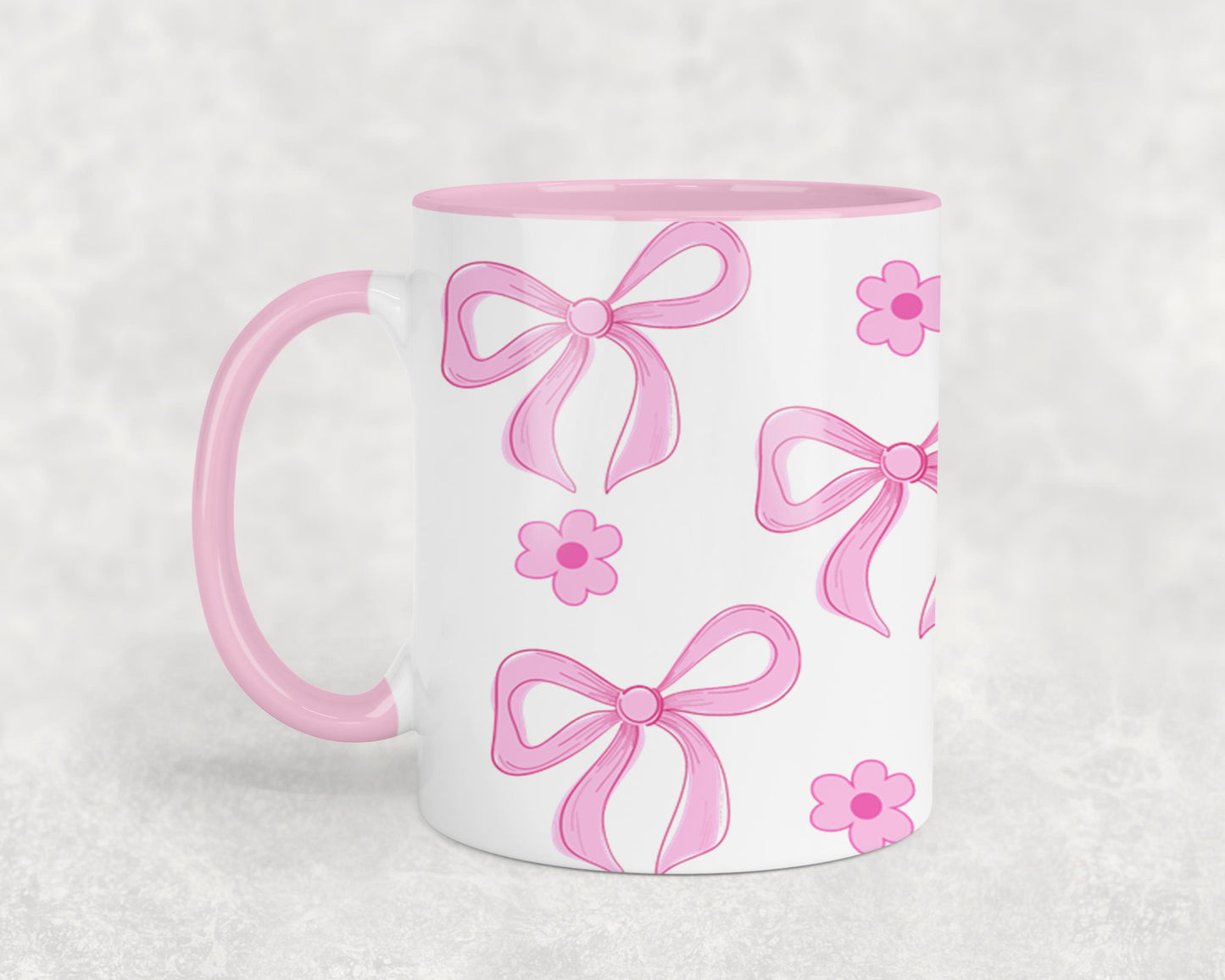 Pink Flower Coquette-10259 - mugs