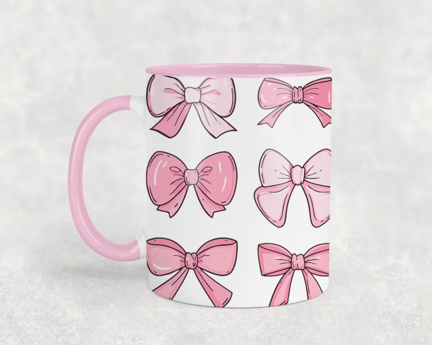 Pink Bow-9990 - mugs