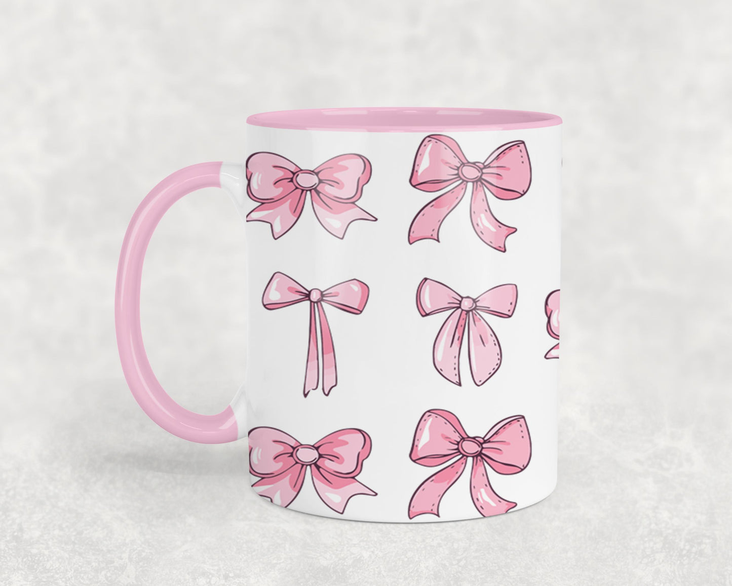 Pink Bow-9993 - mugs