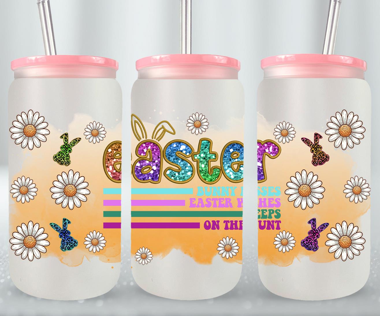 Cartton Easter Day-10283 - glass can