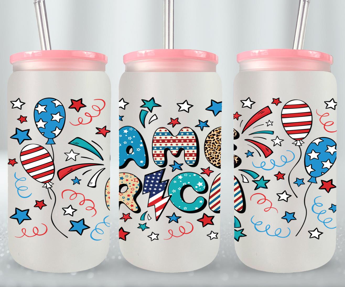 Retro America - glass can