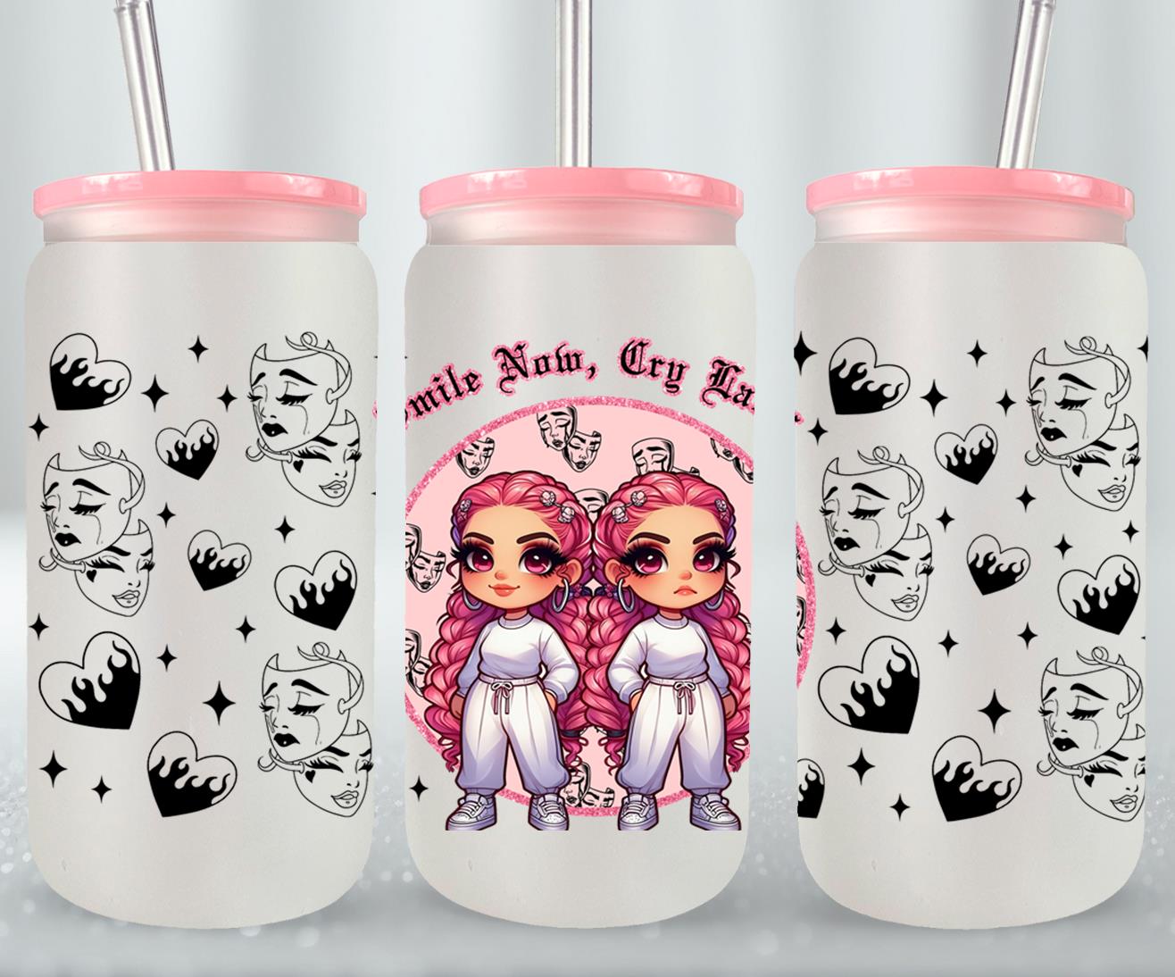Smile Now Cry Later-10170 - glass can