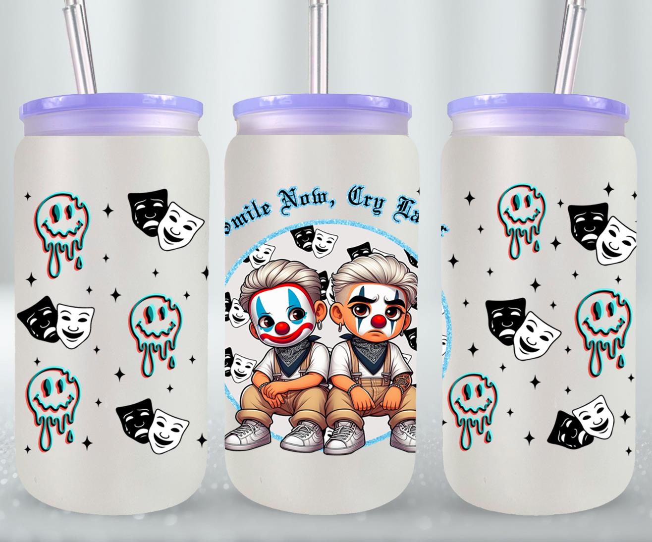 Smile Now Cry Later-10182 - glass can