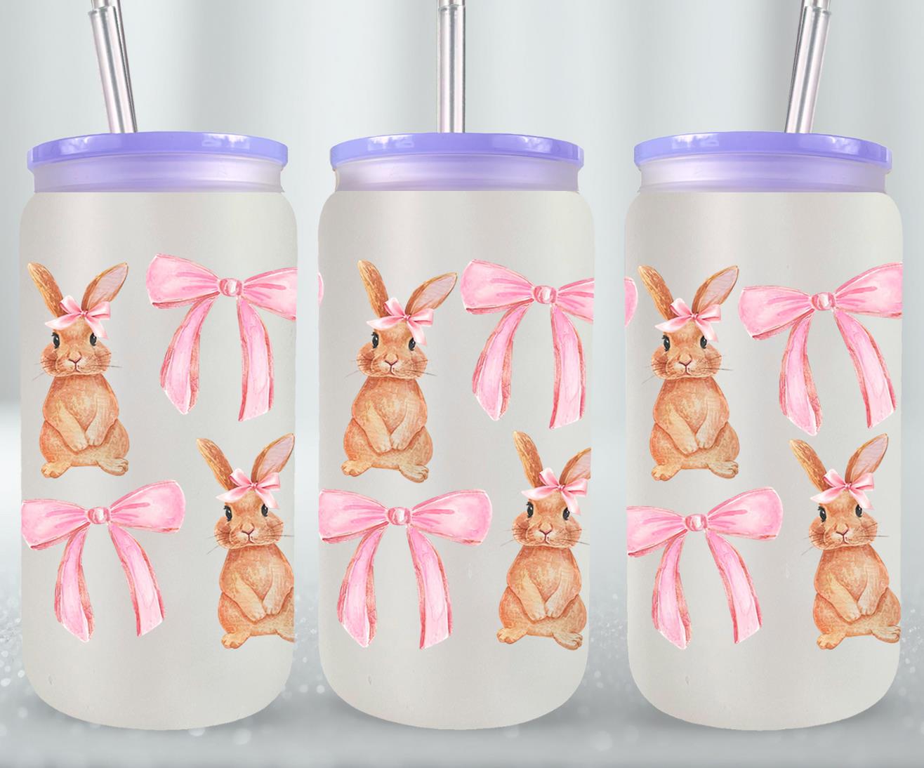 Coquette Bunnies-10247 - glass can