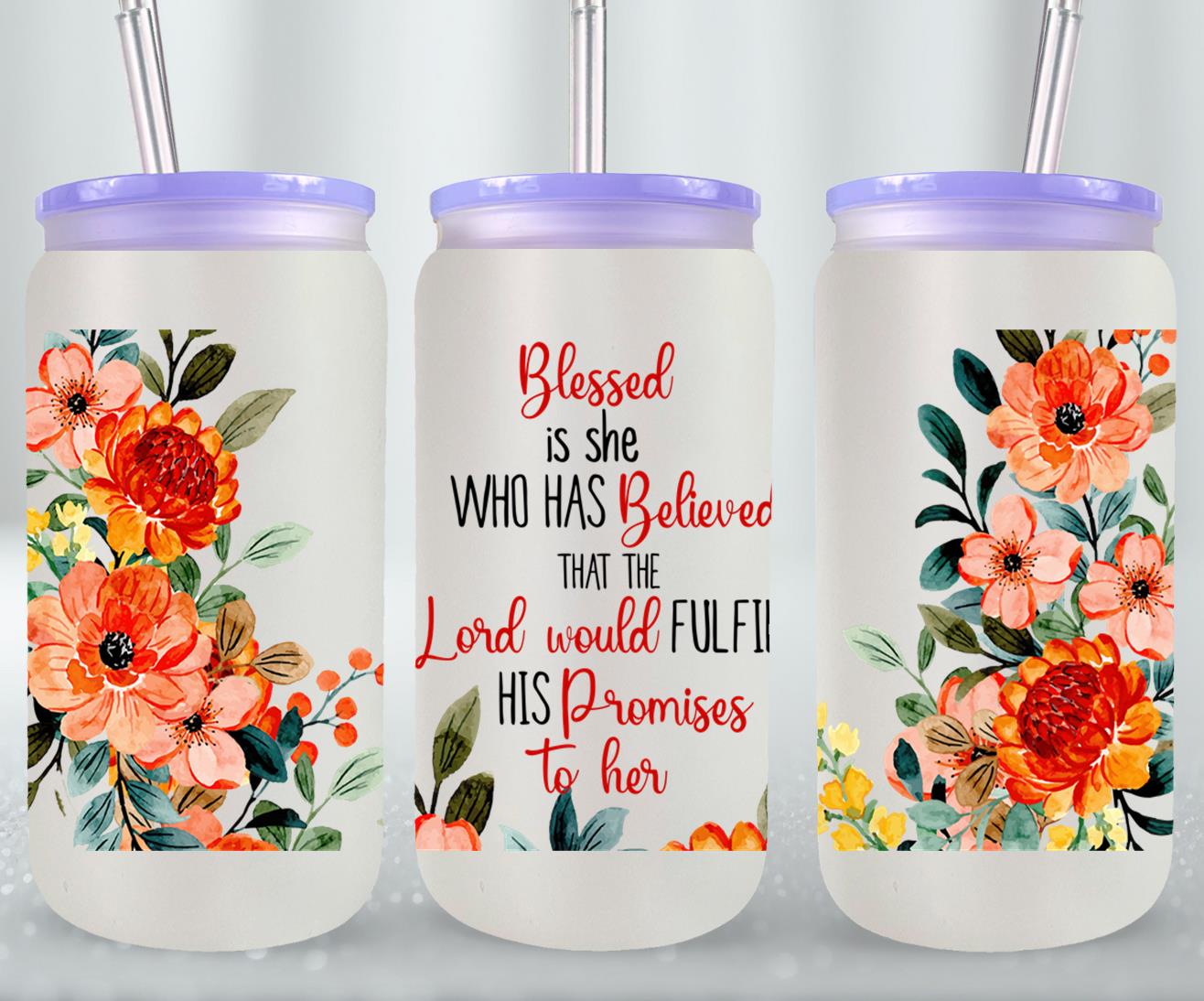 Blessed-10188 - glass can