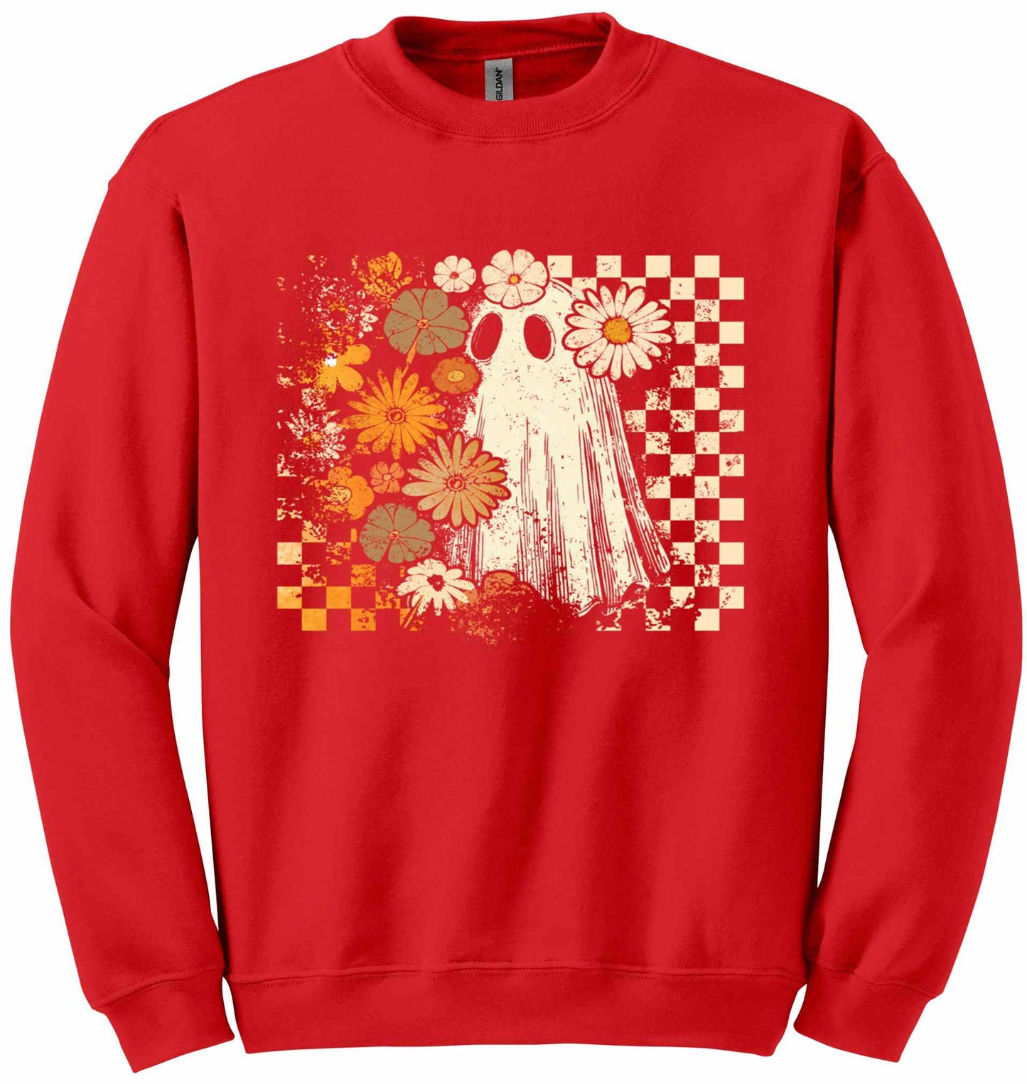 Ghost Trick or Treat Pink - sweatshirt