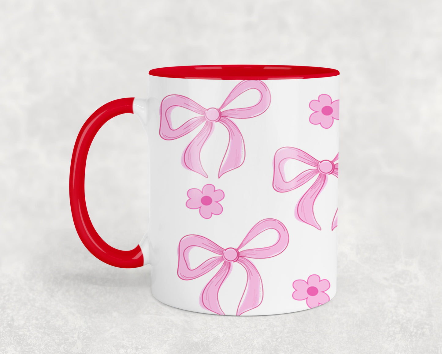 Pink Flower Coquette-10259 - mugs