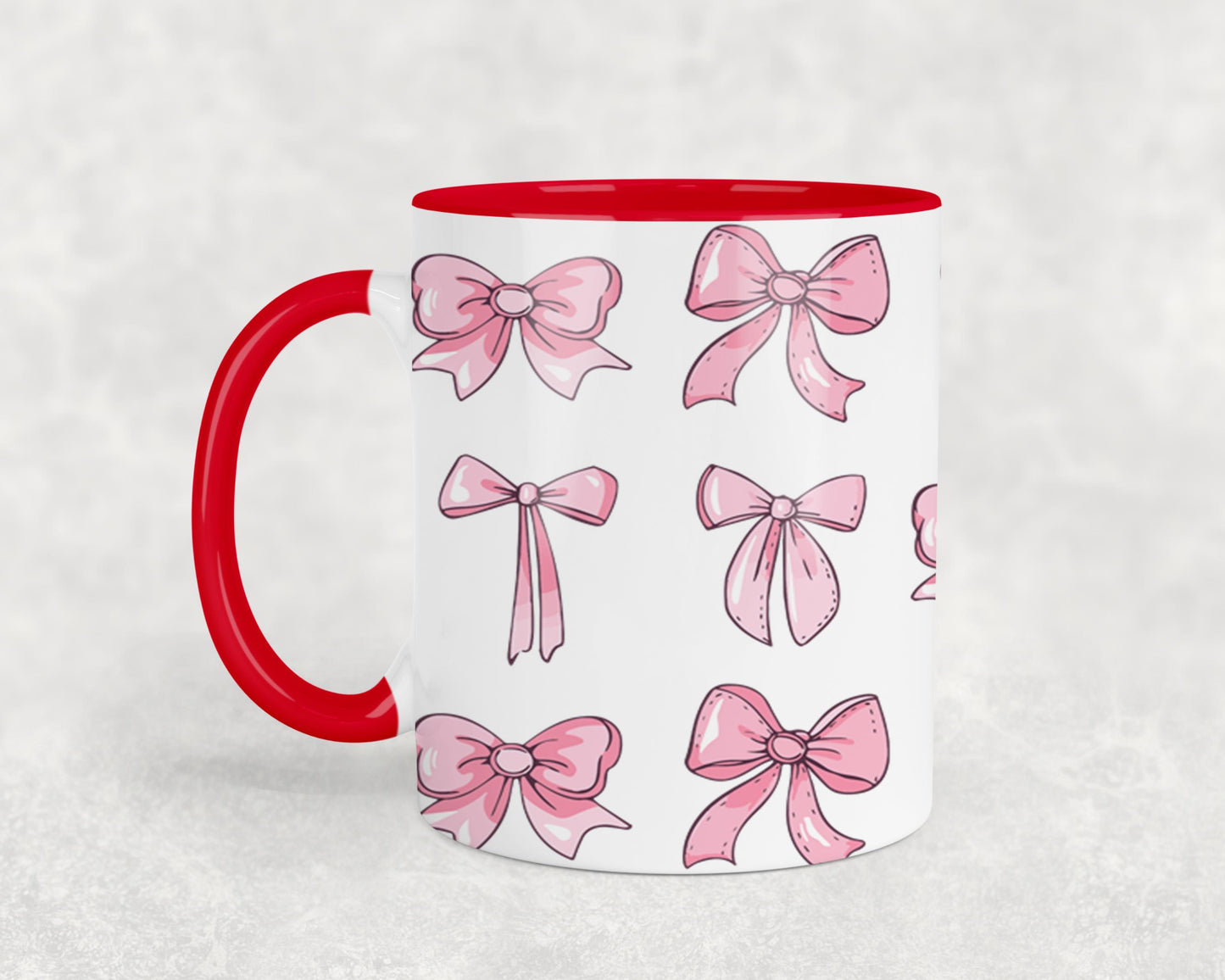 Pink Bow-9993 - mugs