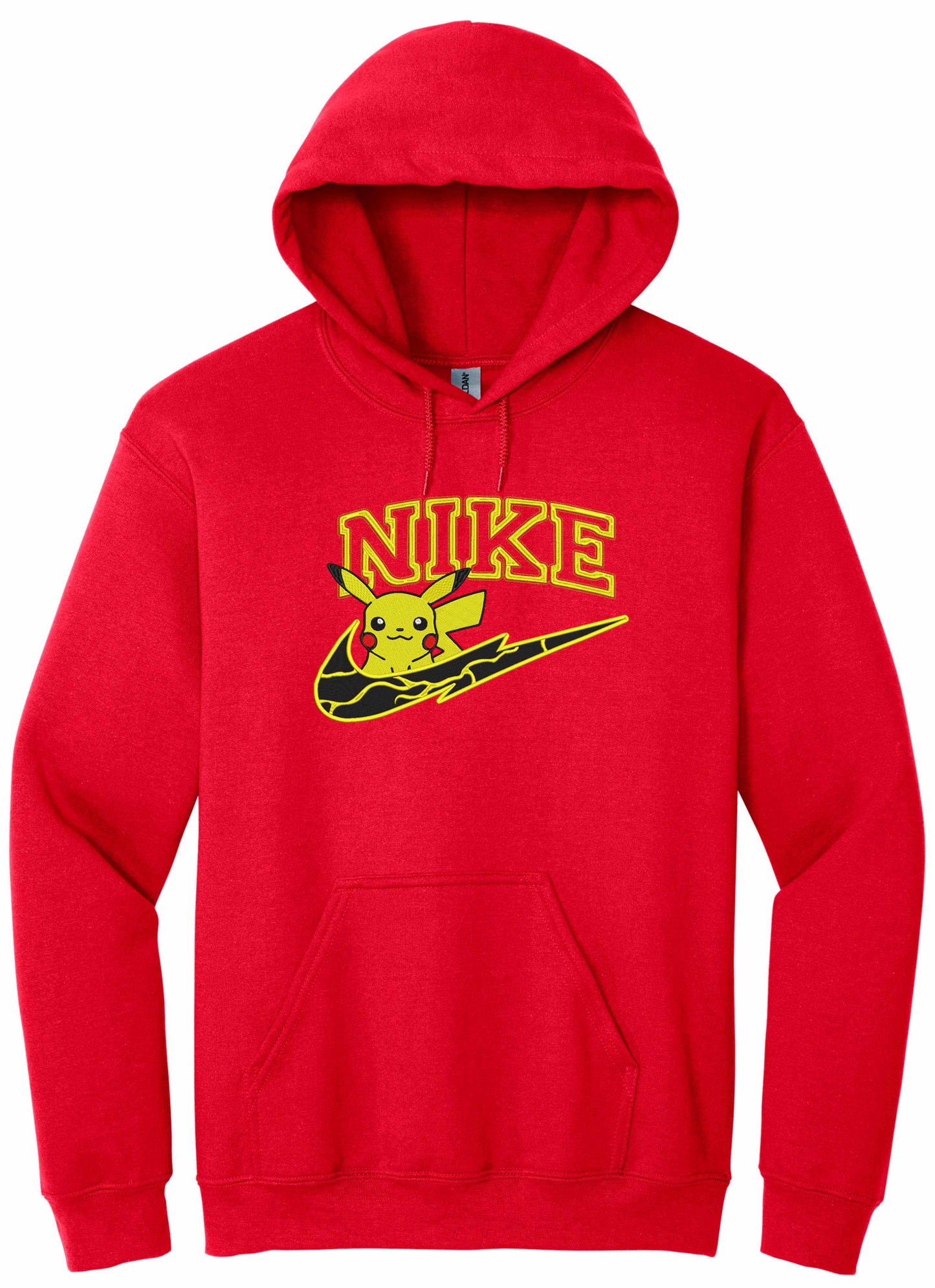 Pikachu Embroidered Logo - hoodie