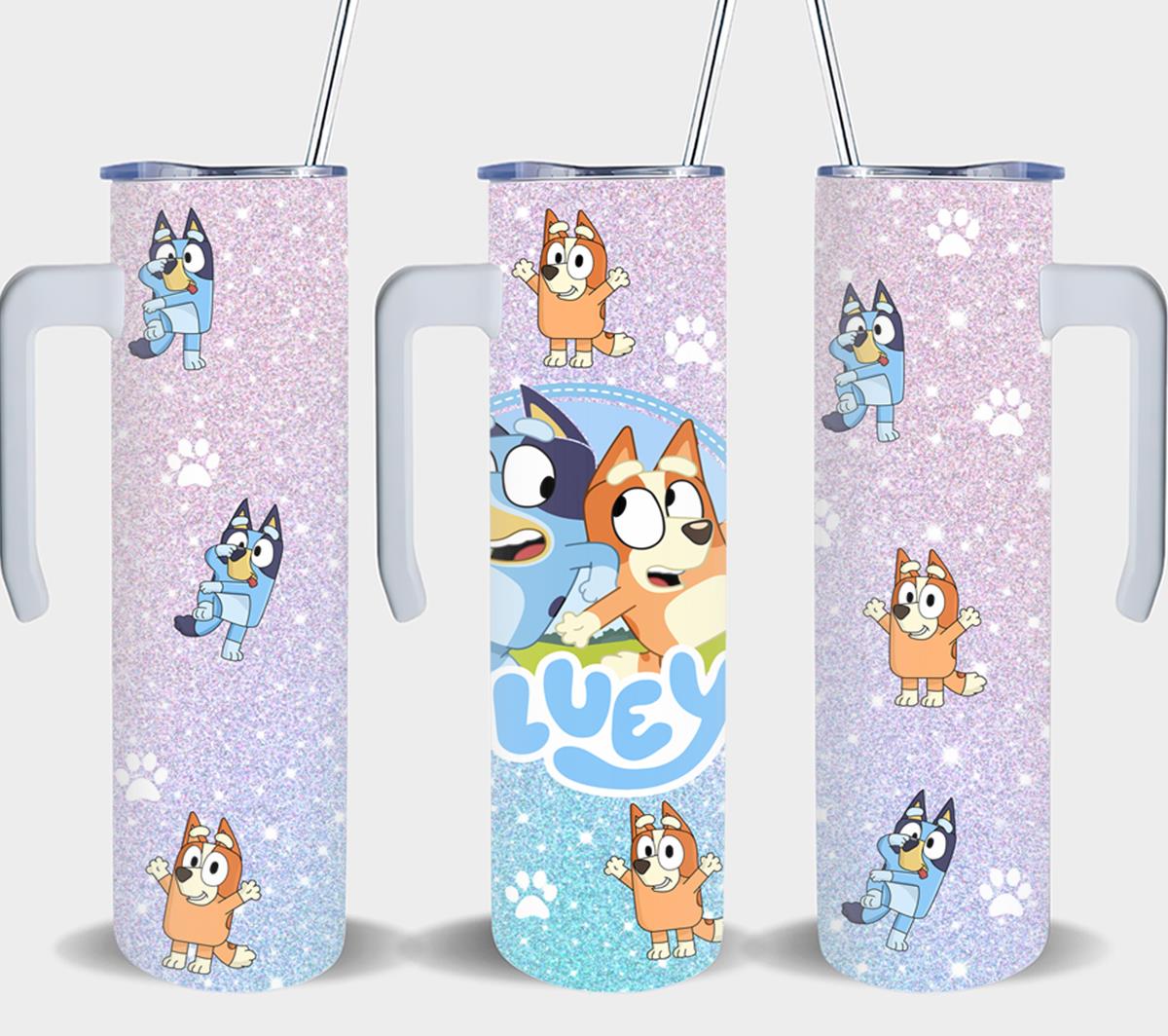 Blue Dog - tumbler