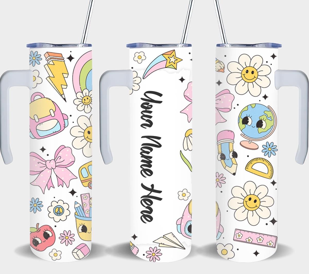Personalized Back to School-8095 - tumbler