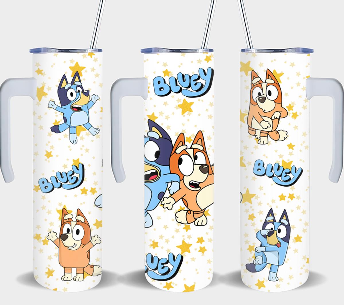 Blue Dog - tumbler