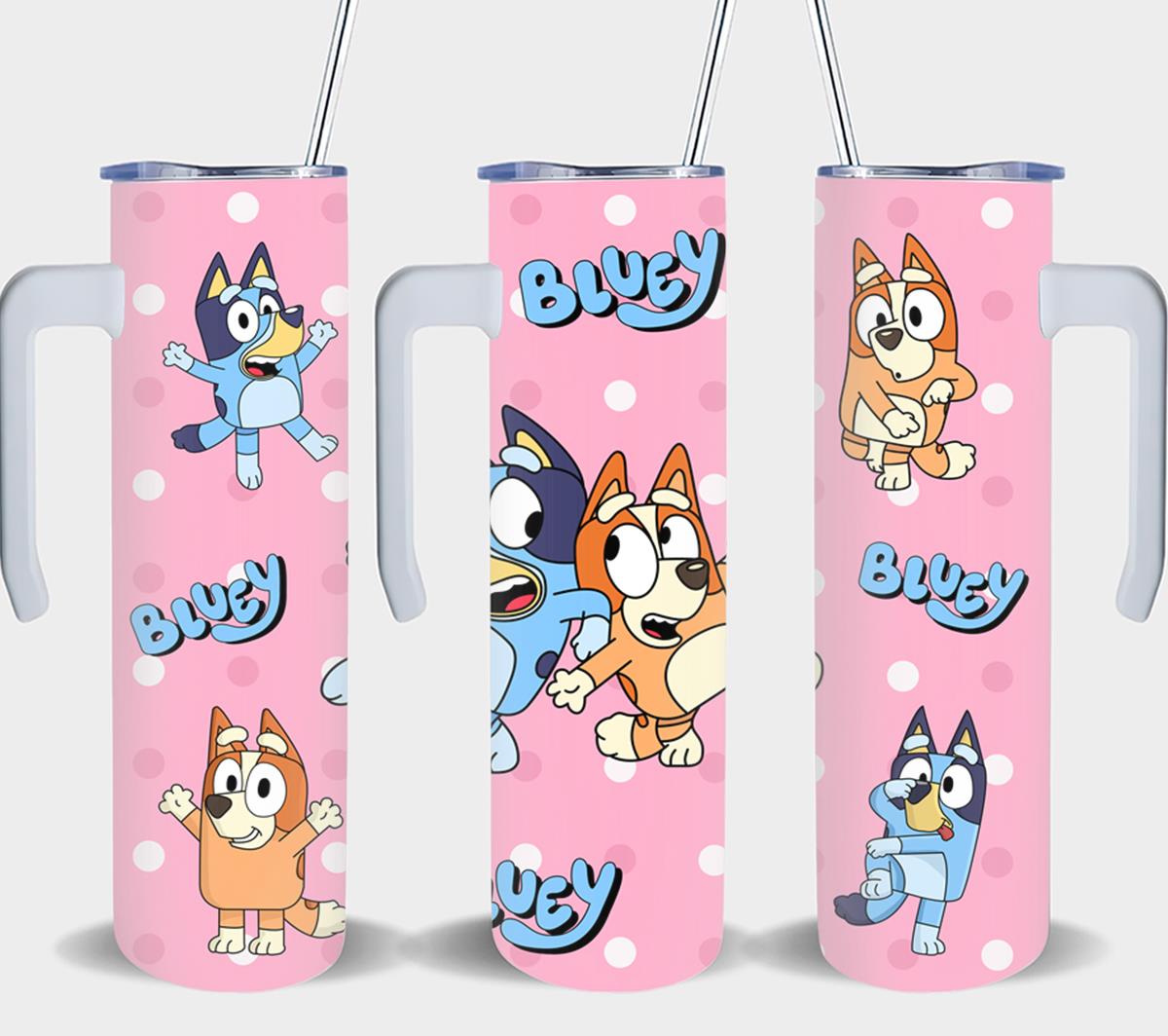 Blue Dog - tumbler
