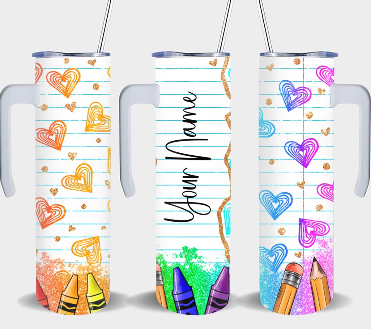 Personalized Back to School-8098 - tumbler