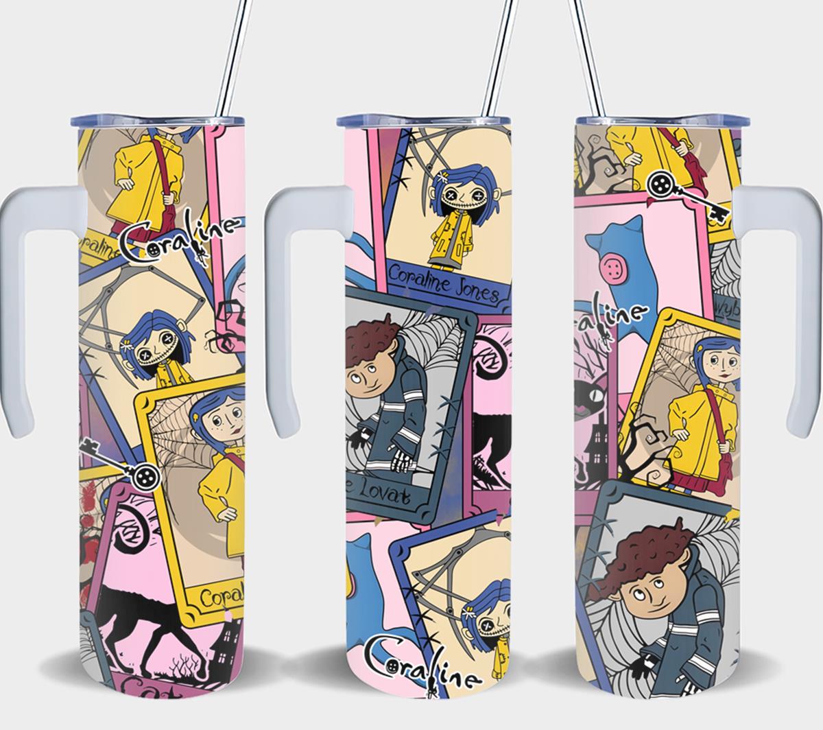 Coral Button-9087 - tumbler