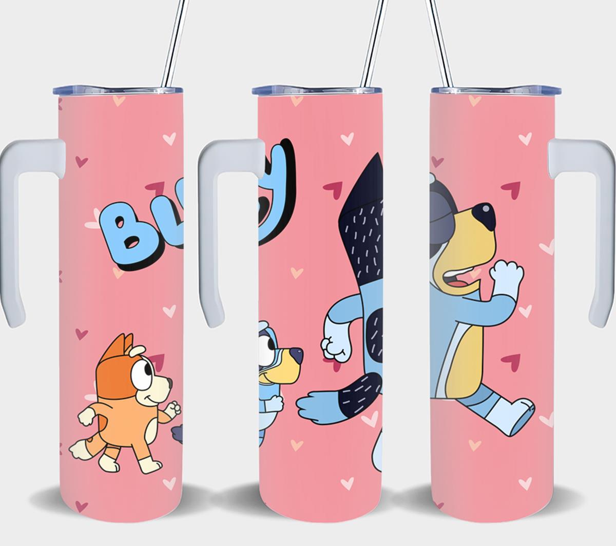 Blue Dog - tumbler