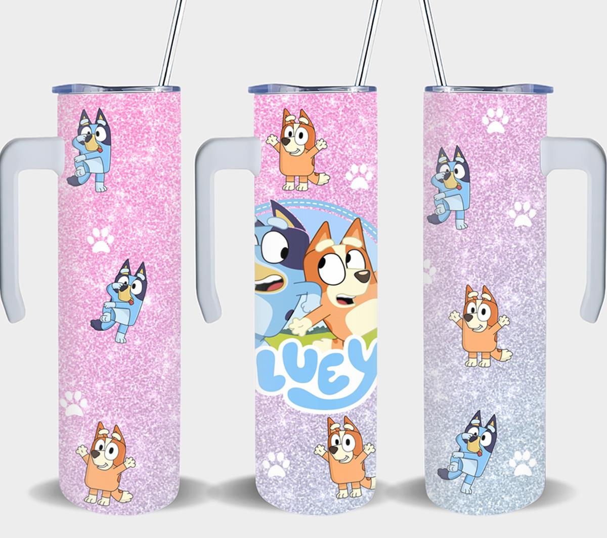 Blue Dog - tumbler