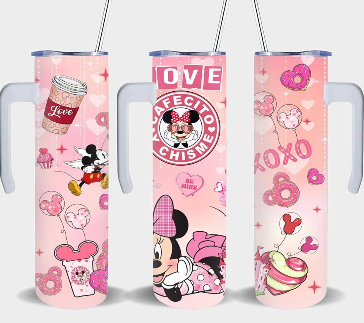 Love Cafecito y Chisme Mousy Girl-8806 - tumbler