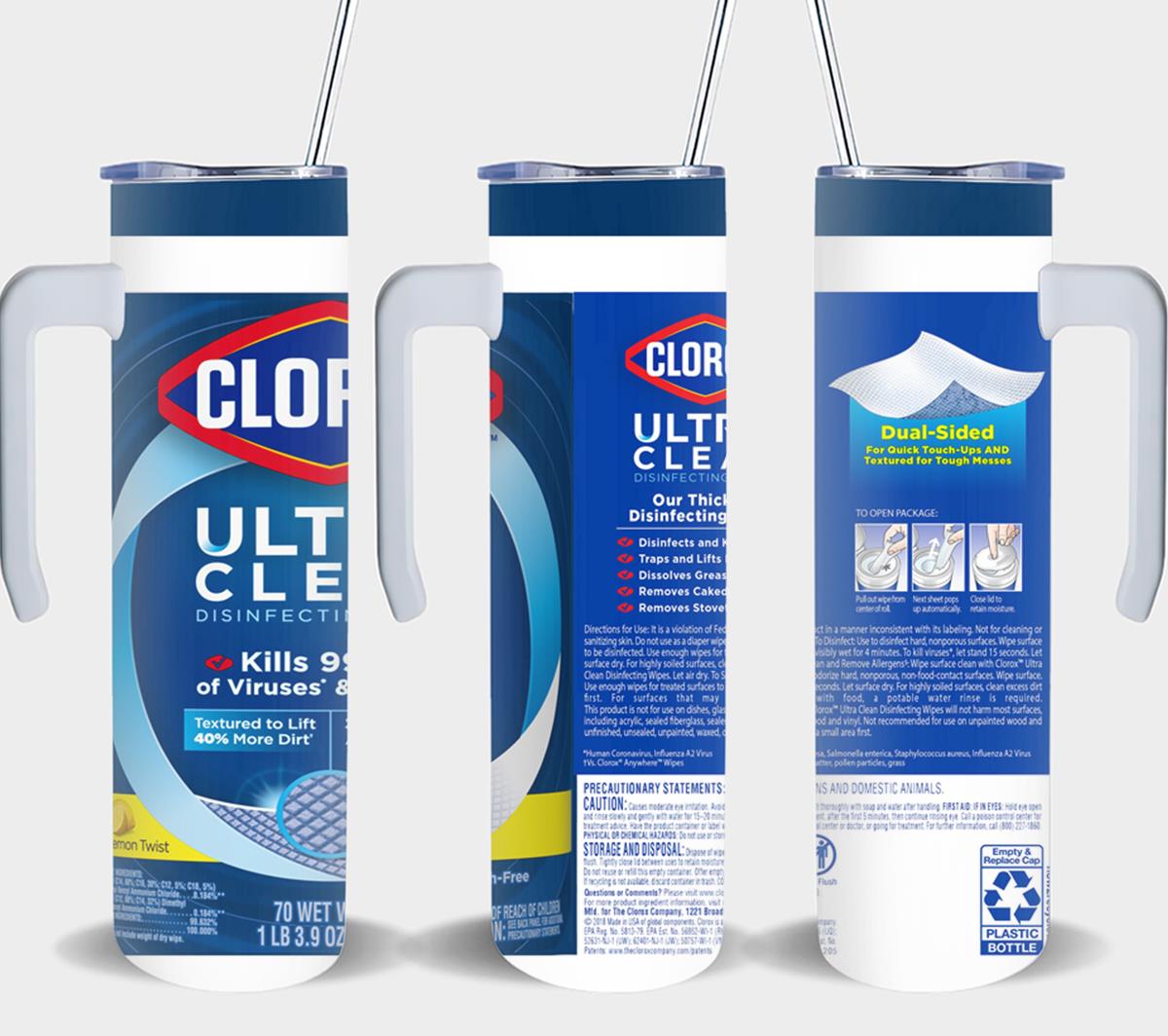 Clorox Ultra - tumbler