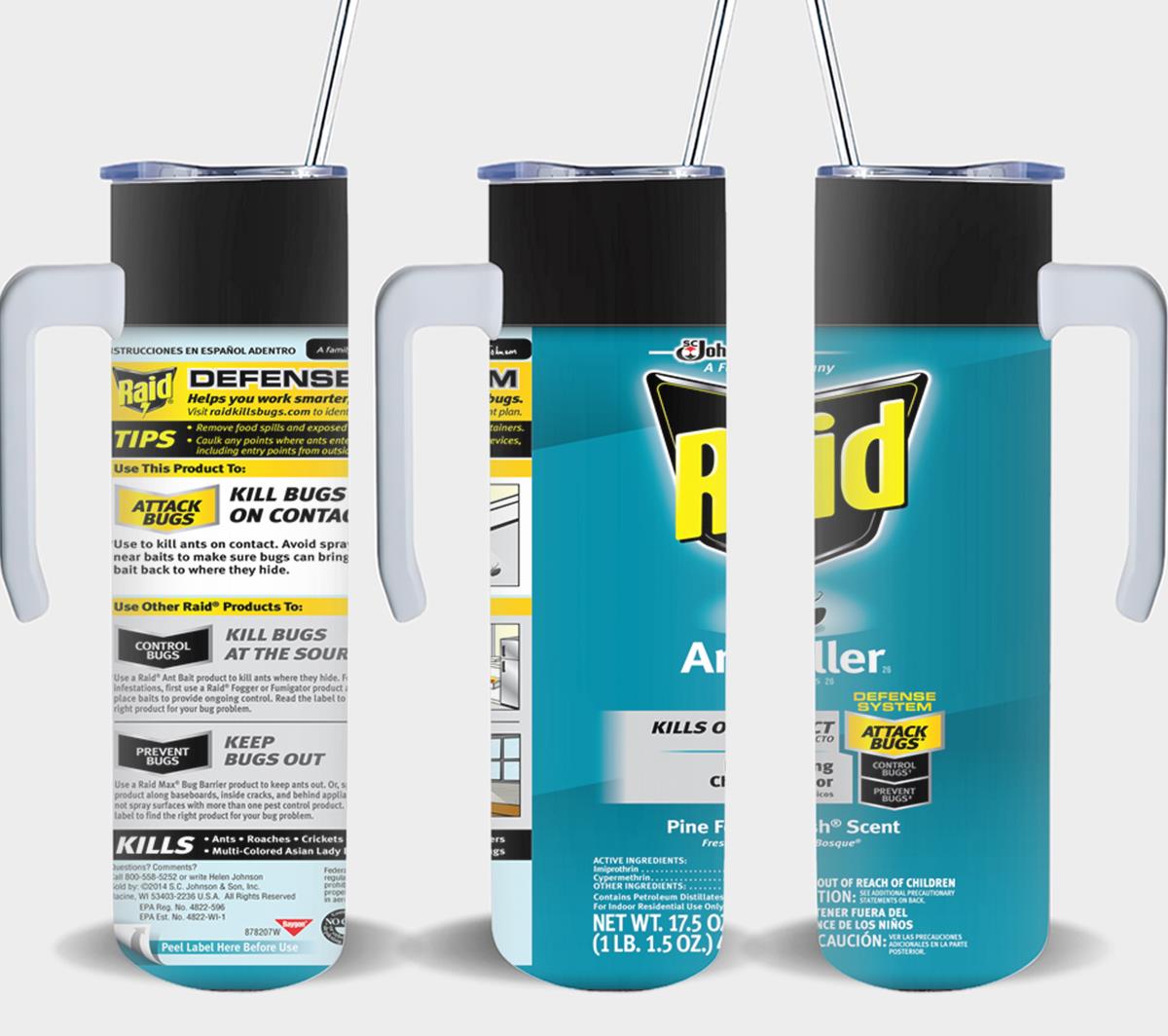Raid Ant Killer - tumbler