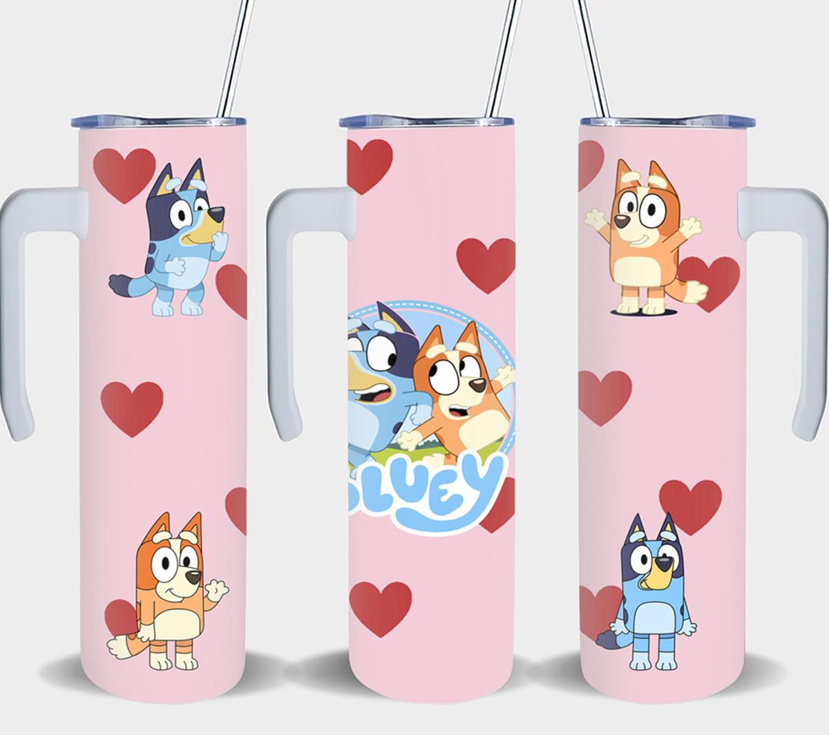 Blue Dog - tumbler