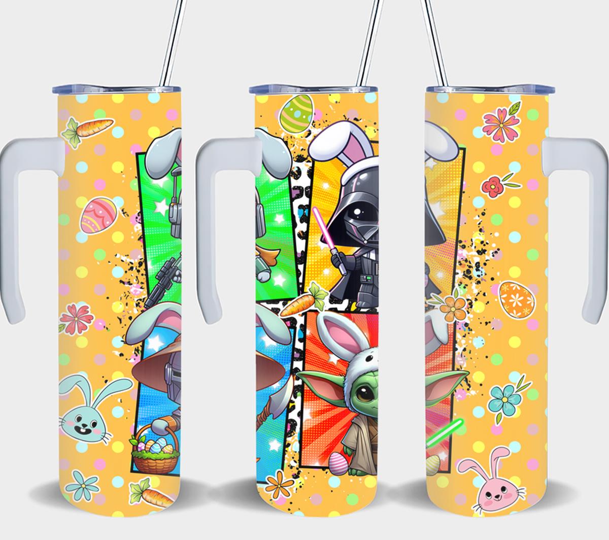 Boba Fett, Darth Vader, The Mandalorian, Baby Yoda-8911 - tumbler