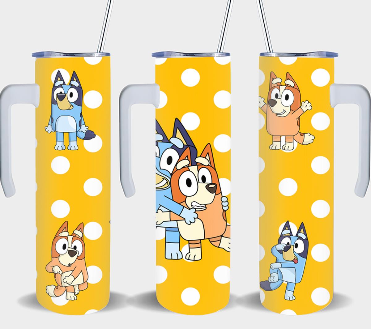 Blue Dog - tumbler