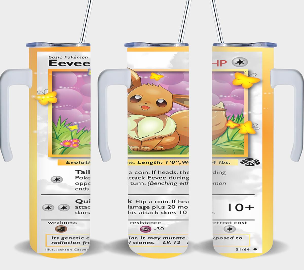 Pokemon Eevee Card-8039 - tumbler
