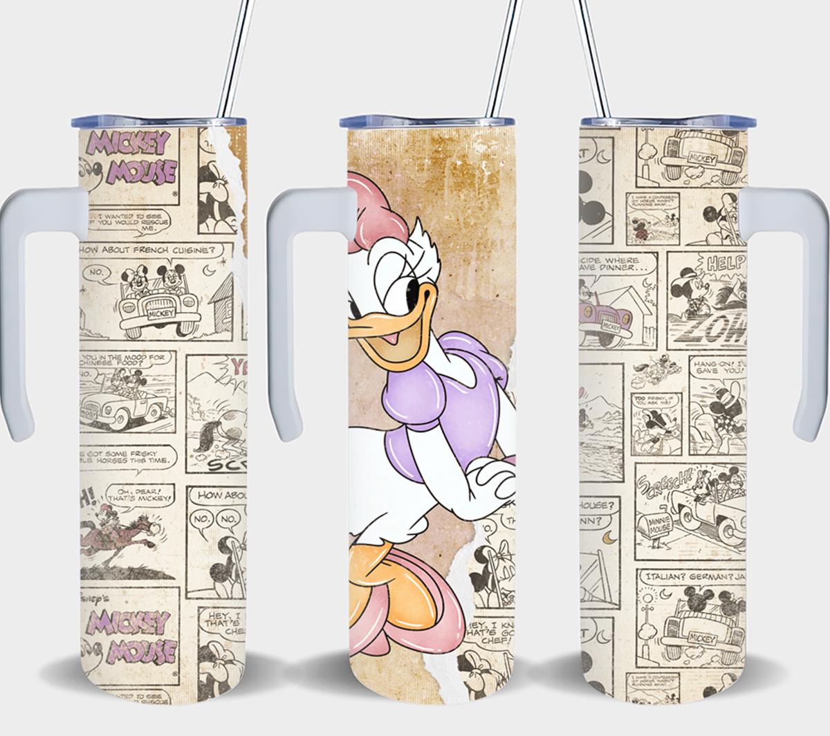 Duck Girl Cartoon-8819 - tumbler