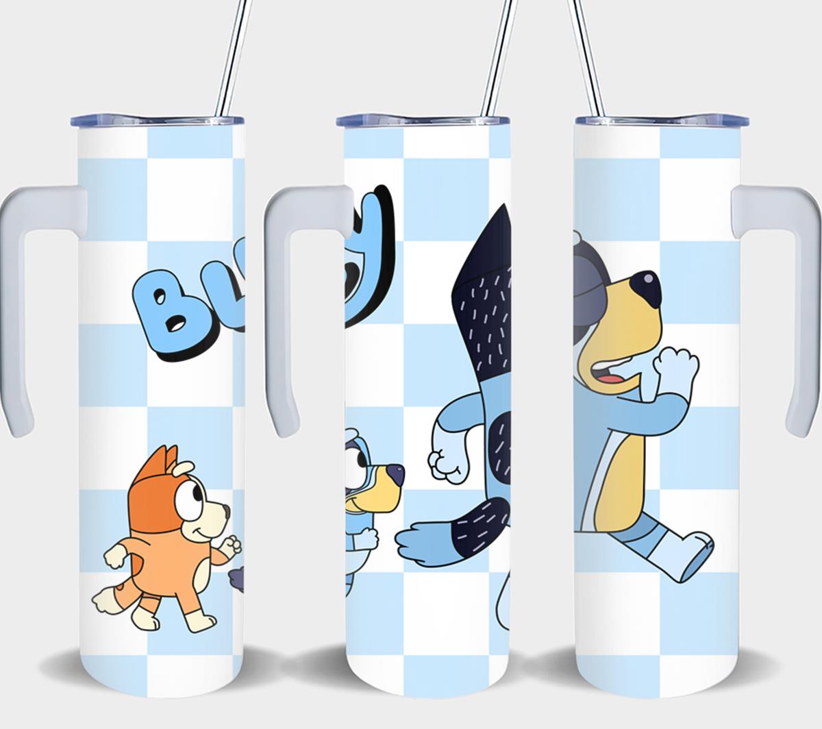 Blue Dog - tumbler
