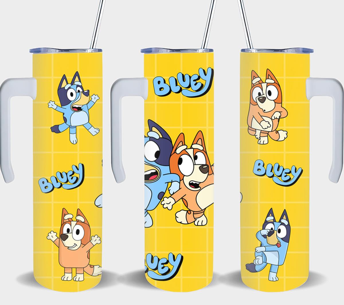 Blue Dog - tumbler