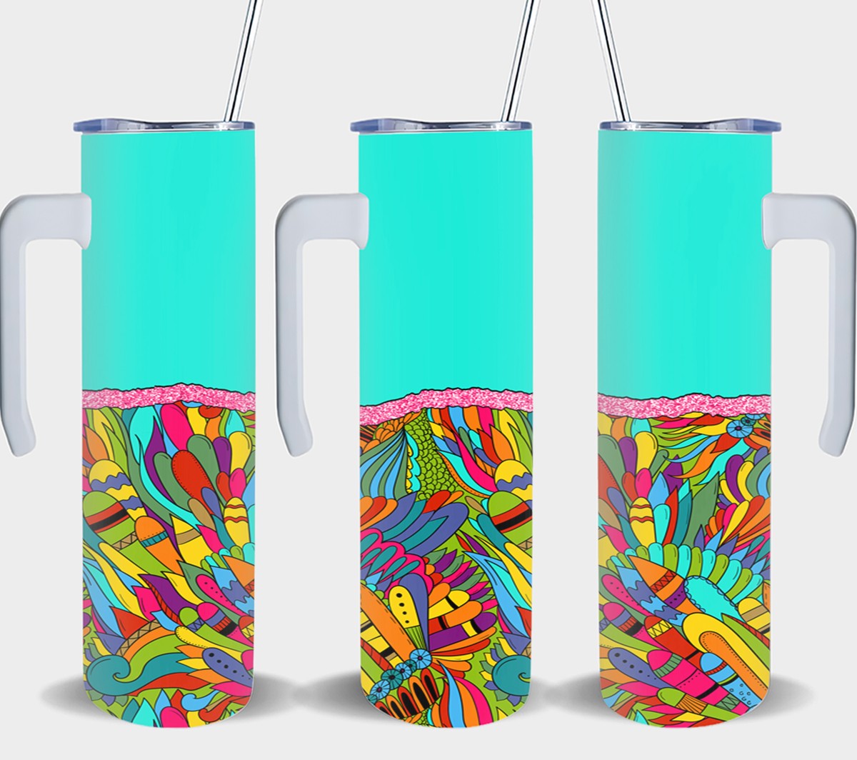 Abstract Bright Sky-10552 - tumbler